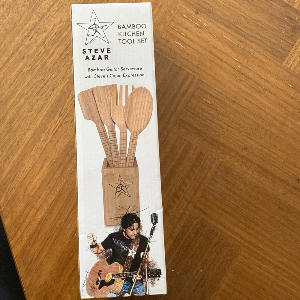 Steve Azae Bamboo kitchen tool set